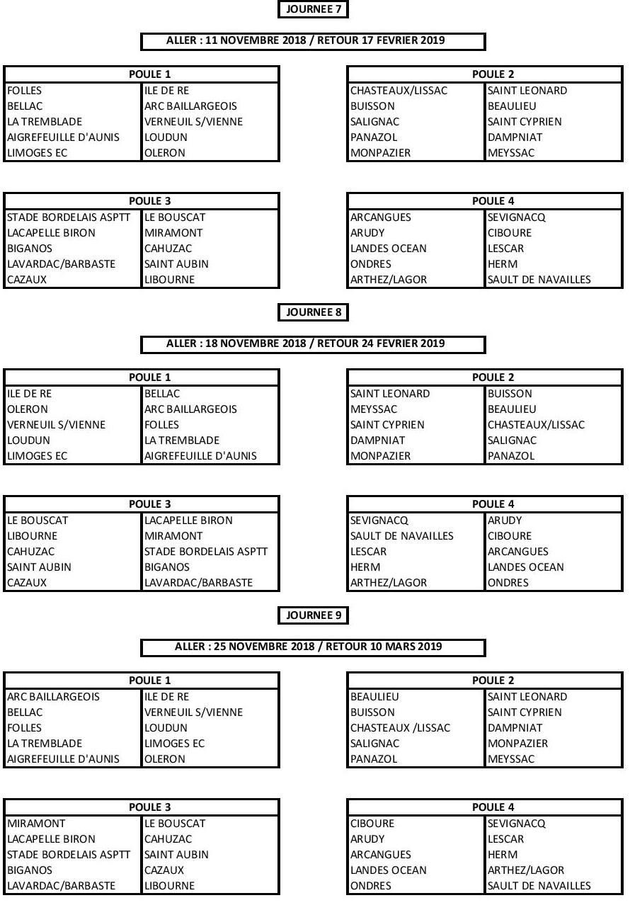 calendrier rencontres top 14