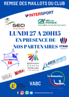 VABC : REMISE DES MAILLOTS ET VESTES DU CLUB 27/11/23