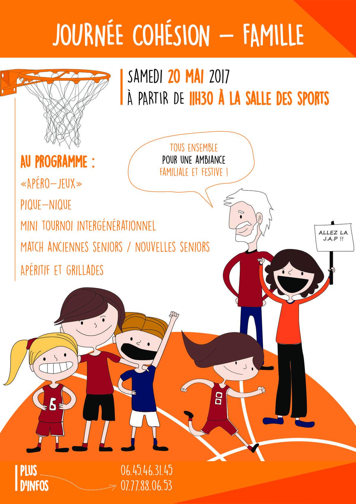 Actualité - Journée Cohésion - club Basket Jeanne d'Arc de Pleucadeuc