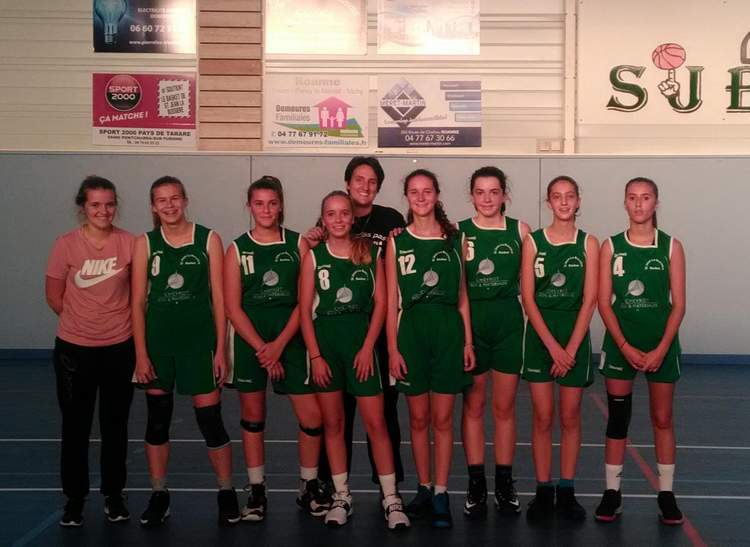 Equipe U15F Division 2 Poule D club Basket Saint Jean La