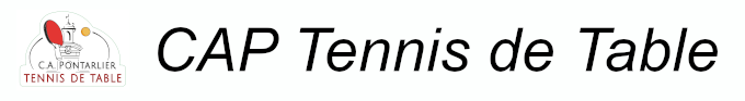 CA Pontarlier Tennis de Table : site officiel du club de tennis de table de PONTARLIER - clubeo