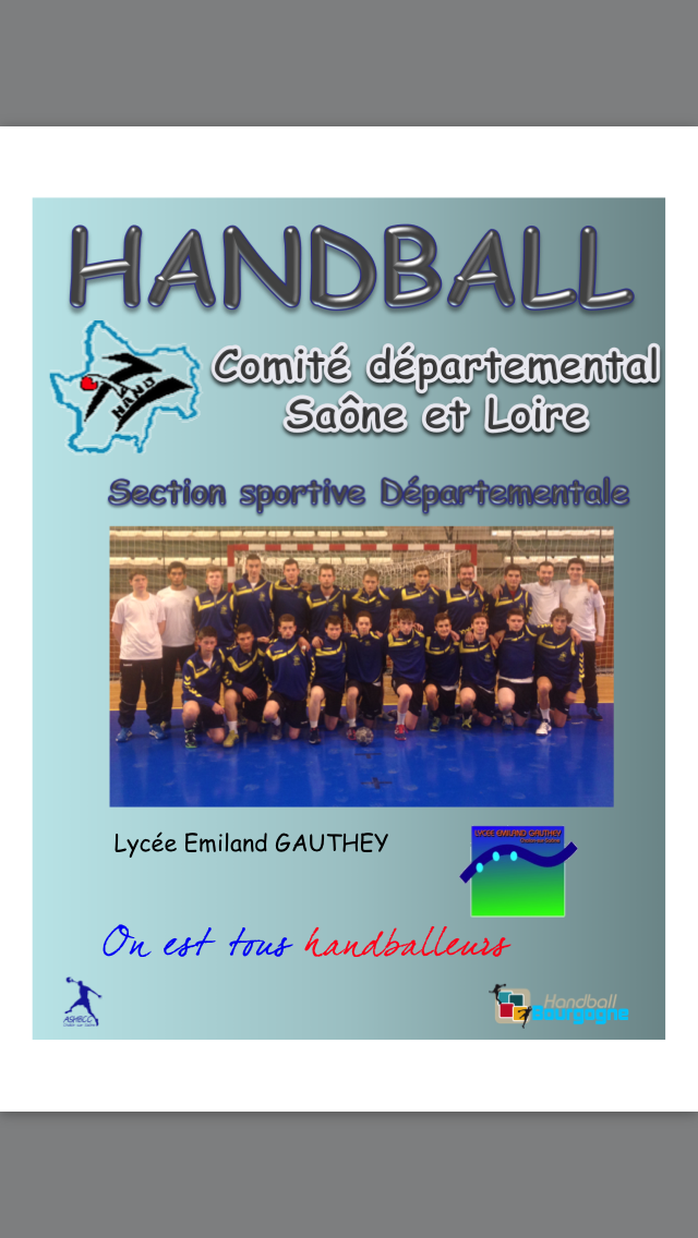 Actualité - OUVERTURE DES INSCRIPTIONS DE LA SECTION... - Club Handball ...