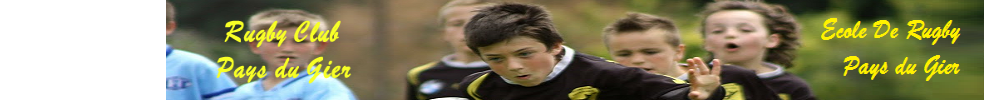 Rugby Club Pays du Gier : site officiel du club de rugby de RIVE DE GIER - clubeo