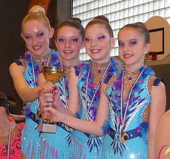 Gymnastique rythmique : le club de La Blésoise a tout raflé aux  championnats départementaux